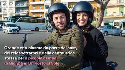Giorgia protagonista di "Un Posto al Sole": il cameo della star