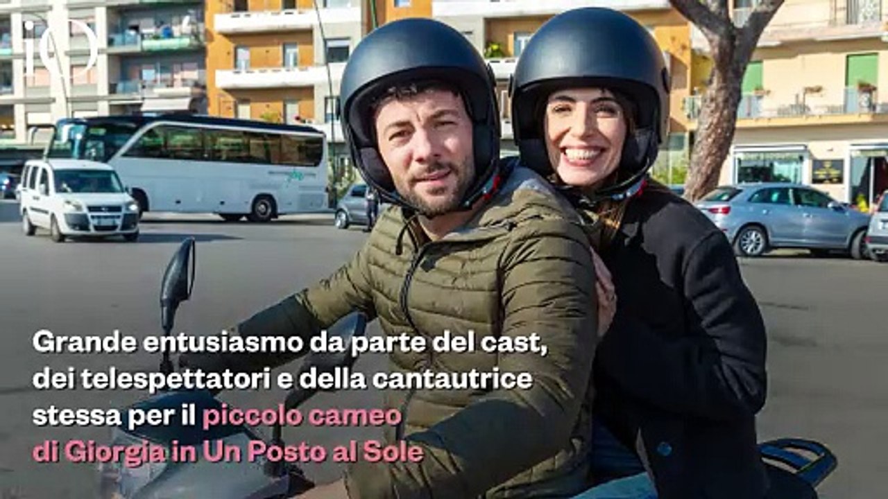 Giorgia protagonista di "Un Posto al Sole": il cameo della star