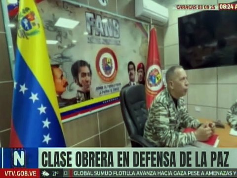 Central Bolivariana Socialista de Trabajadores reafirma compromiso con la paz de la nación