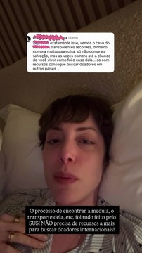 Fabiana Justus diz ter feito transplante pelo SUS