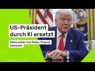 US-Präsident durch KI ersetzt- Fotos sollen irre Todes-Theorie beweisen