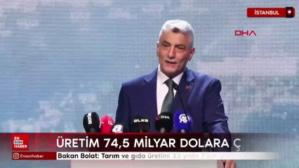 Bakan Ömer Bolat: Tarım ve gıda üretimi 22 yılda 3 kat arttı