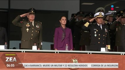 Claudia Sheinbaum encabeza ceremonia en el Heroico Colegio Militar