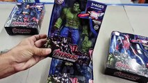 Action Figure-Spiderman, Batman, Hulk, Superman Toy-Pack of 4-Birthday Gift for Boys-Big Size
