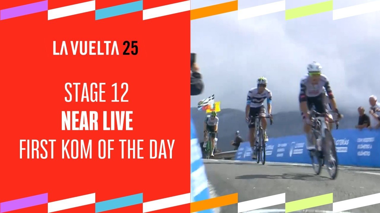 First KOM of the day - Stage 12 - La Vuelta 2025