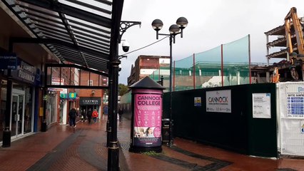 Demolition  of car park ,Cannock.