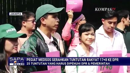 Tuntutan 17 8 Sentil DPR, Polri, TNI, hingga Presiden Prabowo | SAPA MALAM