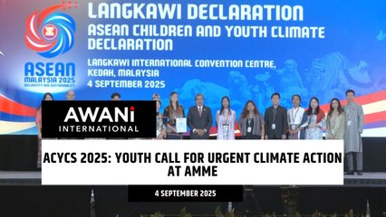 ACYCS 2025: youth call for urgent climate action at AMME