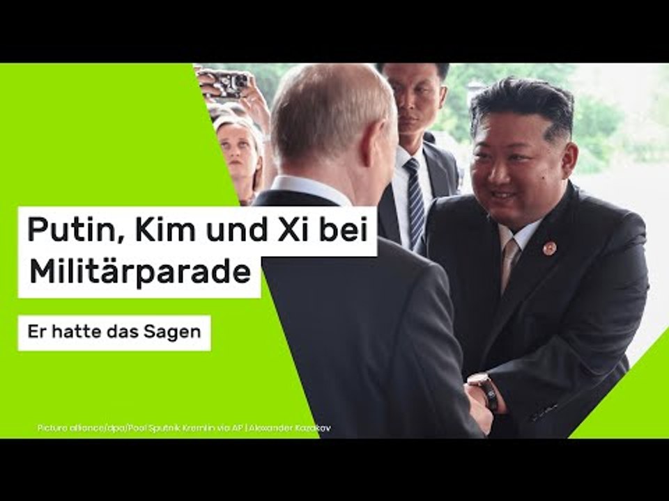 Putin, Kim und Xi bei Militärparade: Körpersprachen -Experten analysierten 'Machtdreier'