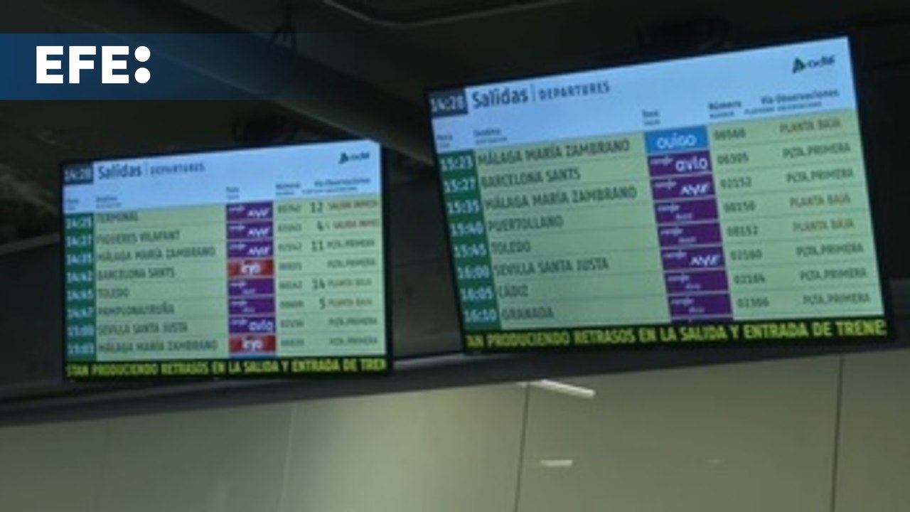 Una caída en servidores informáticos de Adif afecta a trenes de alta velocidad a Madrid