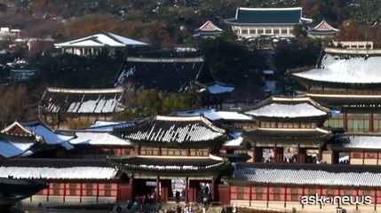 La Corea del Sud imbiancata da una neve da record