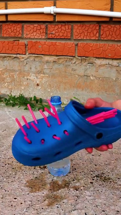 How to Use Your Old Crocs to Water Garden Plants 🌱👟