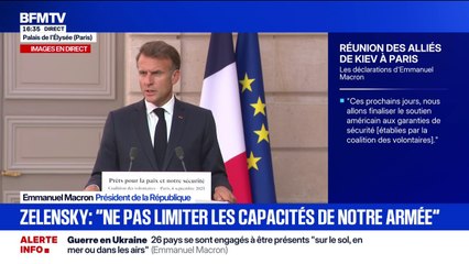 Guerre en Ukraine: "60% des armes utilisées par l'Ukraine sont produites dans le pays", explique Emmanuel Macron
