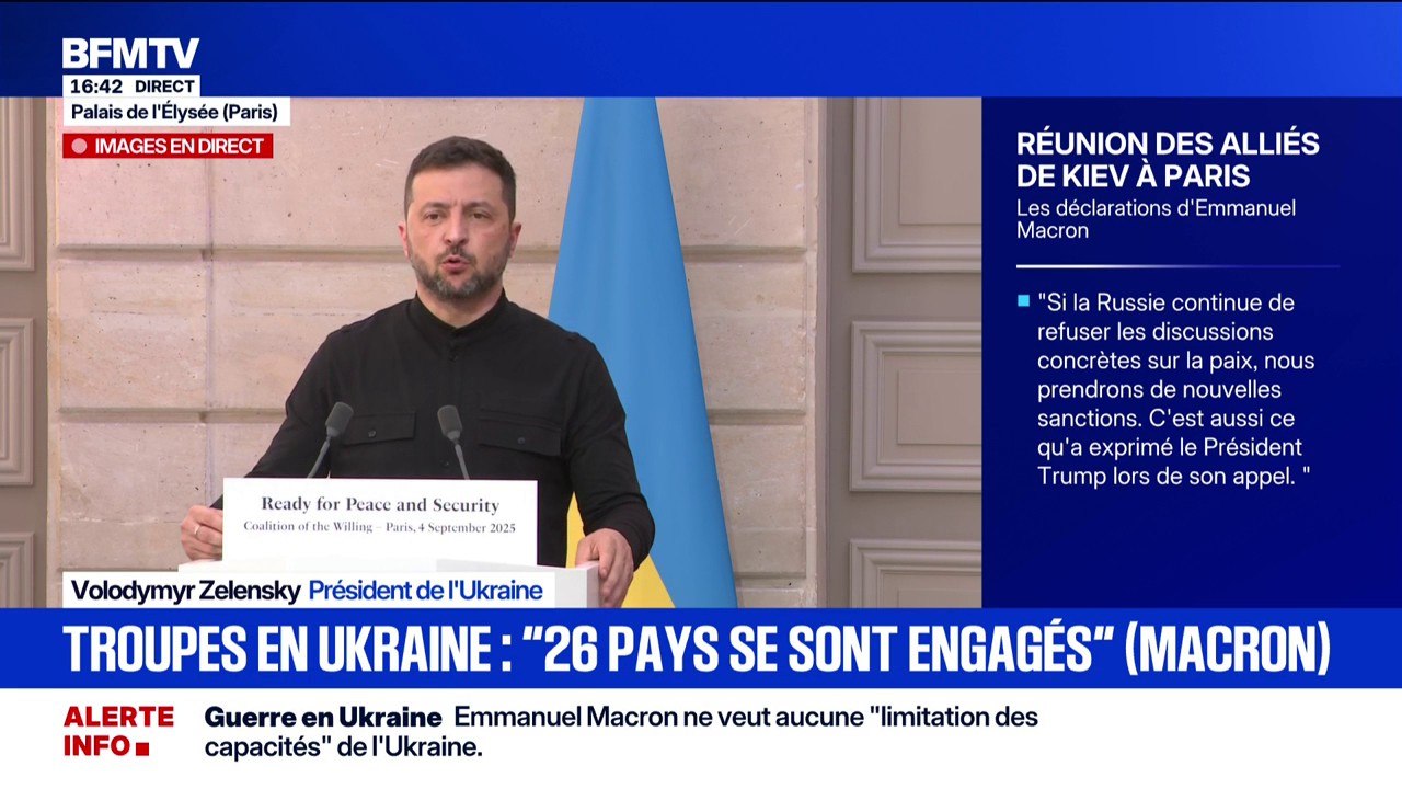 Conflit en Ukraine: "Nous ne voyons pas de volonté de la part des Russes de mettre fin à cette guerre", déplore Volodymyr Zelensky