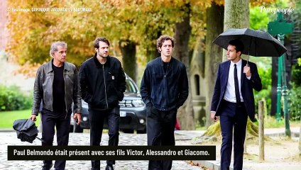 Jean-Paul Belmondo : La famille presque grand complet pour l'ultime voyage de son frère Alain, une personne manquait à l'appel