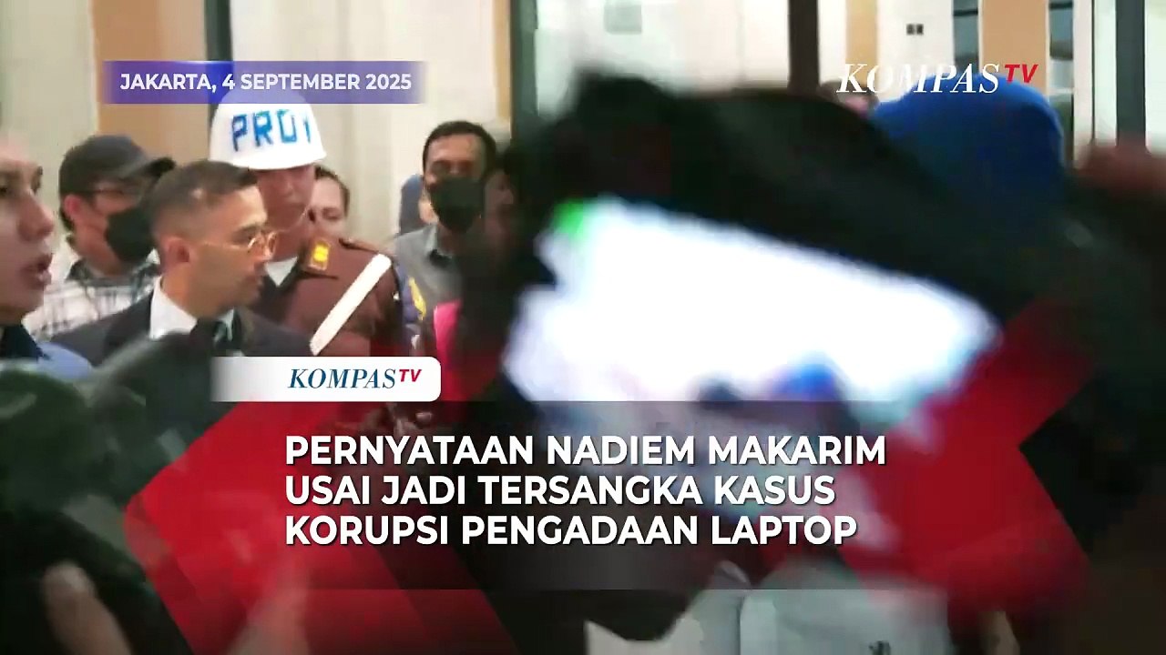 Kata Pertama Nadiem Makarim Usai Jadi Tersangka Kasus Korupsi Pengadaan Laptop