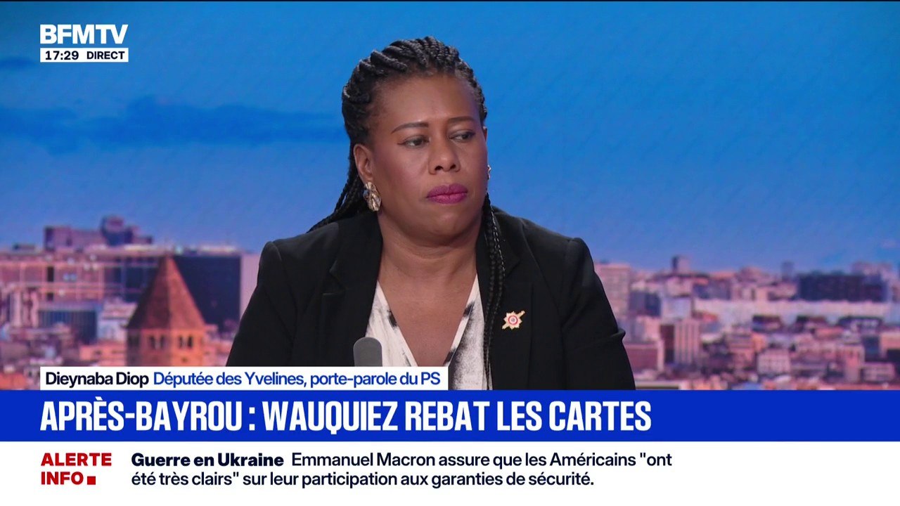 Crise politique: "Nous proposons de remplacer le gouvernement actuel par un gouvernement de gauche", affirme Dieynaba Diop, députée des Yvelines et porte-parole du PS