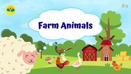 Discover Farm Friends! Learning About Farm Animals for Kids, Toddlers & Babies #kidspoem Education Videos | Preschool Learning |