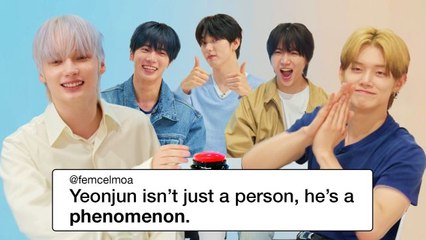 TXT Competes in a Compliment Battle