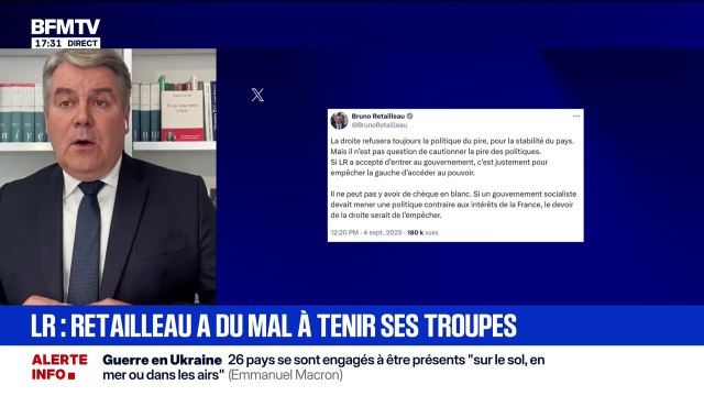 Crise politique: Nos alliés ne peuvent pas être les socialistes , affirme Franck Louvrier, maire LR de La Baule-Escoublac