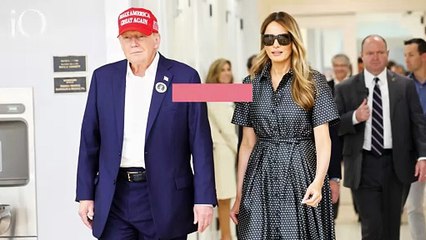 Melania Trump tornerà alla Casa Bianca: il look a pois per votare alle presidenziali