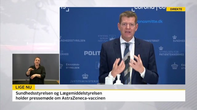 Tanja Erichsen besvimede under pressemøde med Søren Brostrøm for åben skærm i Corona situationen og Covid-19 i Danmark | 2021 | TV2 PLAY