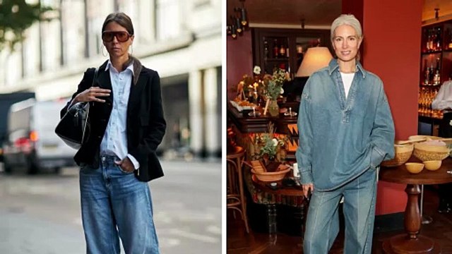 Jeans larghi: come abbinarli con stile a 50 anni