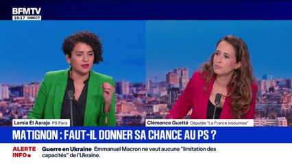 Crise politique: "Je dis aux socialistes de prendre leurs responsabilités", lance Clémence Guetté, députée LFI