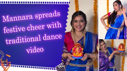 Mannara Chopra shares special Ganpati moments: “It’s been a challenging year”