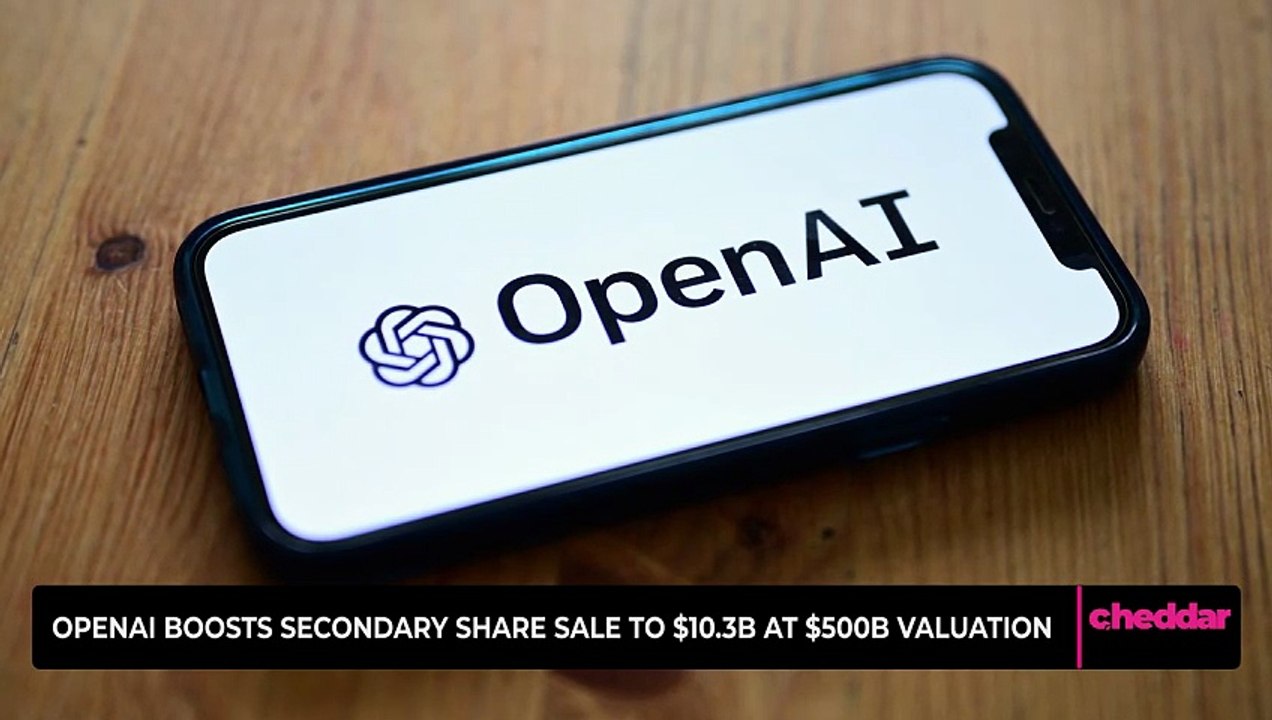 OpenAI Boosts Secondary Share Sale to $10.3B at $500B Valuation