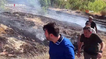 Yer Karabük: Yangına ilk müdahale milletvekillerinden