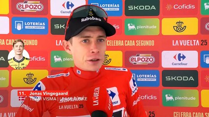 La Vuelta 2025 - Jonas Vingegaard : "J'ai une relation particulière avec L'Angliru, donc..."
