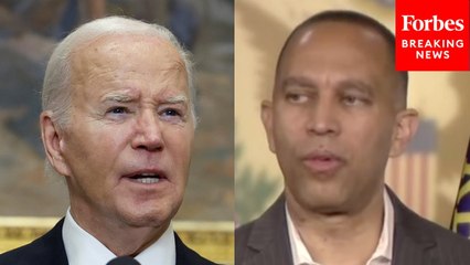 Hakeem Jeffries Slams GOP For Being 'Obsessed' With Former President Biden