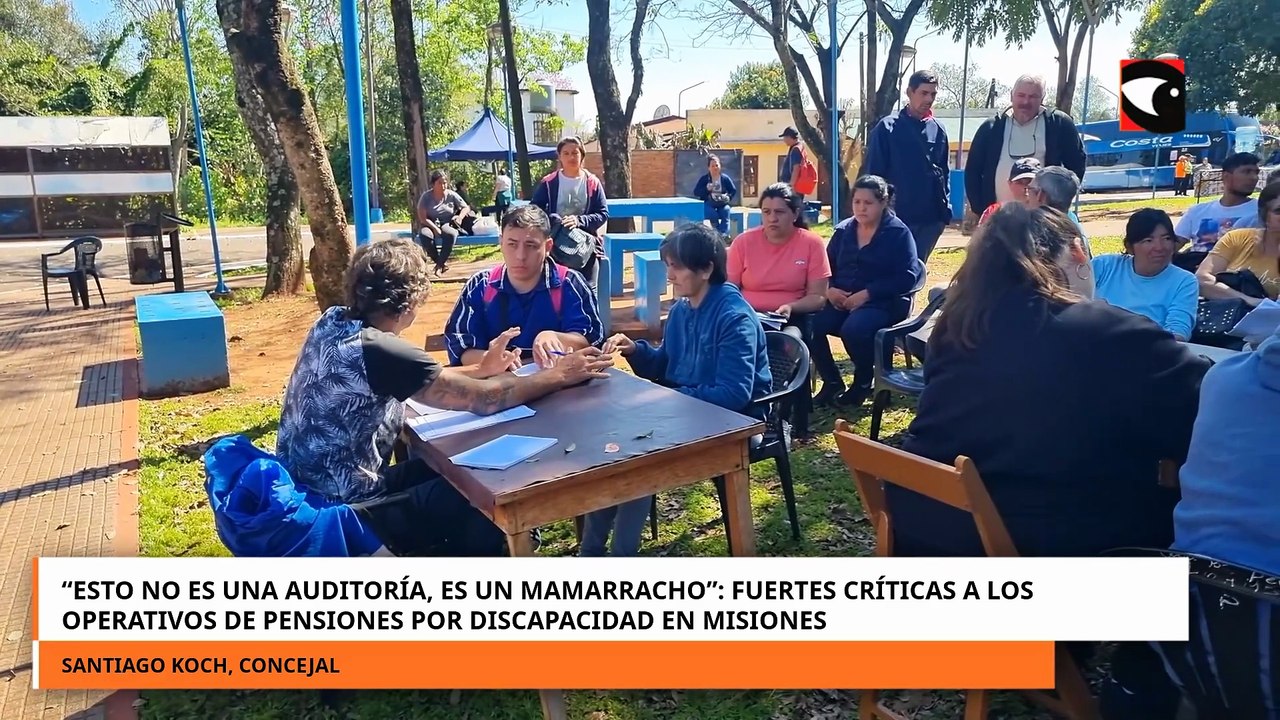 Fuertes críticas a los operativos de pensiones por discapacidad en Misiones