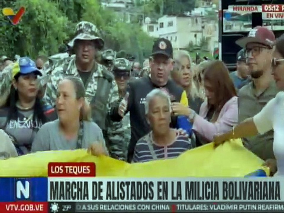 Miranda | Habitantes de Los Teques se movilizan en defensa de la soberanía