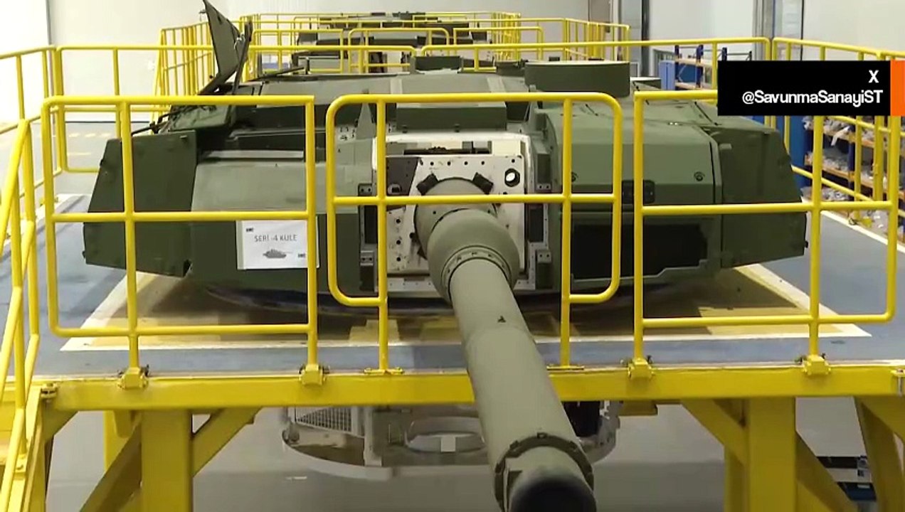 映像がトルコのALTAY戦車工場の稼働を公開