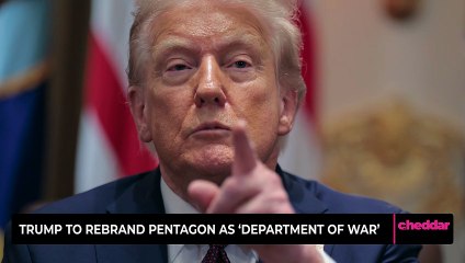 Trump to Rebrand Pentagon As 'Department of War'