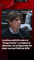 Lousteau advirtió sobre el “riesgo Karina” y comparó la situación con la disparada del dólar tras las PASO de 2019.