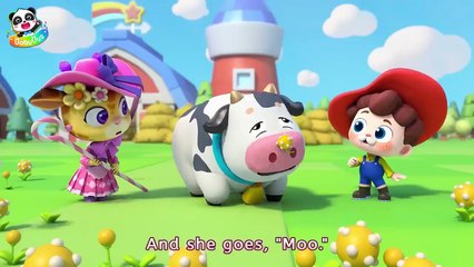 Lola the Cow Song _ La Vaca Lola _ Learn Colors _ Farm Animals _ Nursery Rhyme _ Kids Song _ BabyBus(720P_HD)