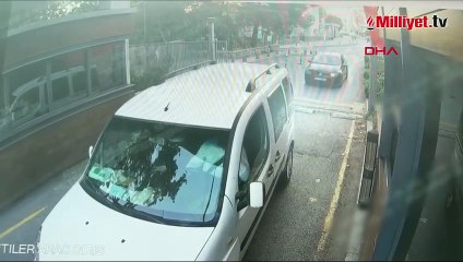 Sarıyer'de üniversite kampüsündeki cinayet öncesinde Kurtuluş’un kampüse girdiği anlar güvenlik kamerasında