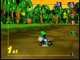 Mario Kart 64 (3-4 players Grand Prix) online multiplayer - n64