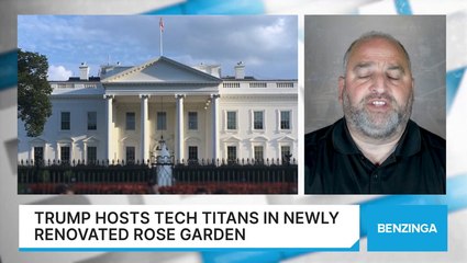 Trump Hosts Tech Titans In Newly Renovated Rose Garden