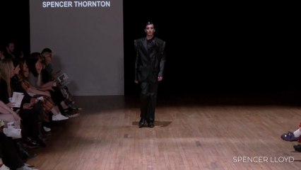 Fashion Designer Spencer Lloyd | Kingston University | Graduate Collection  | Press Show 2025 1080p