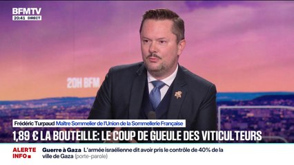 1,89 euro la bouteille de vin: "Ma première réaction, c'est la tristesse", indique Frédéric Turpaud, maître sommelier