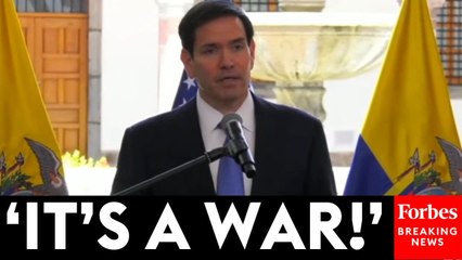 Marco Rubio Announces Foreign Terrorist Organization Designations For Two Ecuadorian Gangs