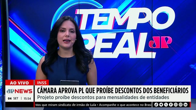 Câmara aprova PL que proíbe descontos automáticos de aposentados do INSS | TEMPO REAL