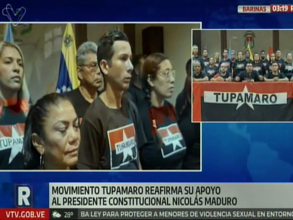Partido Tupamaro manifiesta su apoyo al presidente Maduro ante amenazas imperiales de los EE. UU.