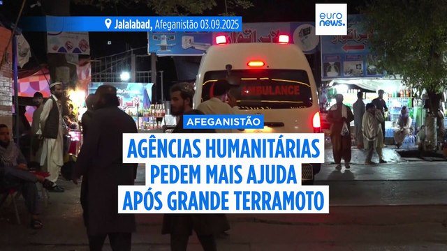 Agências de ajuda humanitária pedem mais fundos para o Afeganistão após terramoto