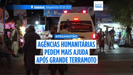 Agências de ajuda humanitária pedem mais fundos para o Afeganistão após terramoto