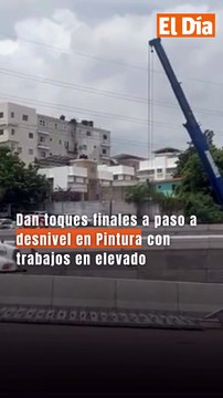 Dan toques finales a paso a desnivel en Pintura con trabajos en elevado